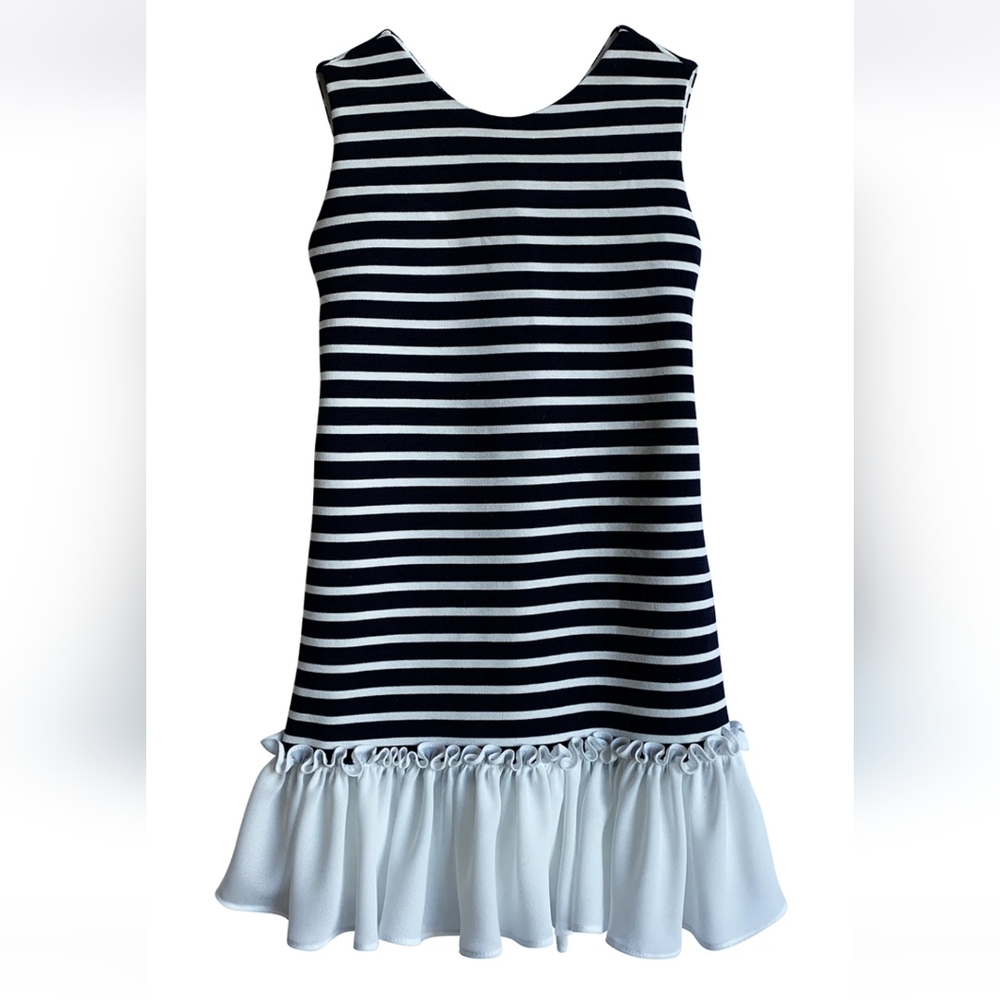 NWT Helena Knit + Ruffle Striped Dress, Girls 6